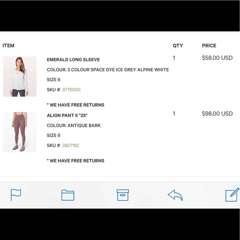 Long sleeve lululemon emerald top